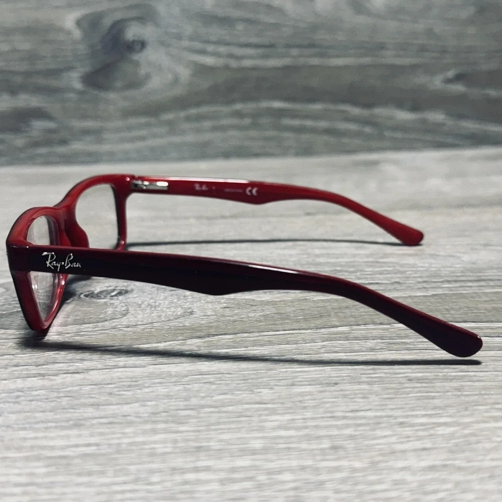 Ray-Ban RB 1531 3592 Eyeglass Frames Kids 46-16-125 Red Wayfarer Frames Only
